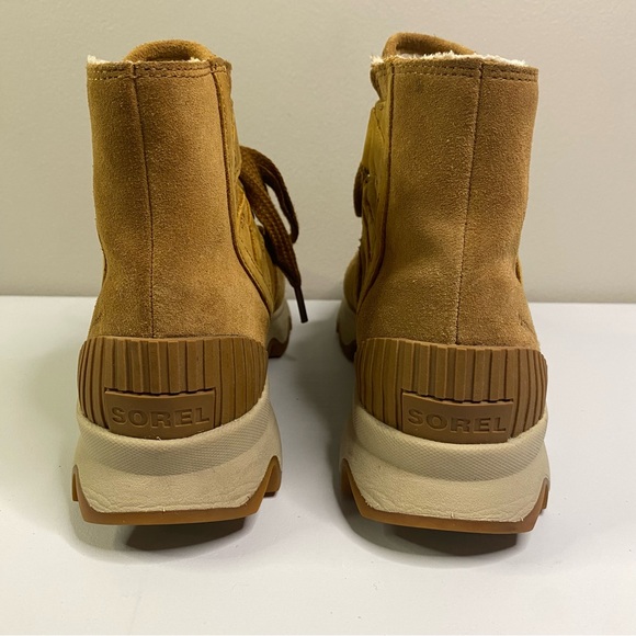Sorel Kinetic Caribou Boot Womens Tawny suede Waterproof Insulated size 7 camel - Picture 7 of 13